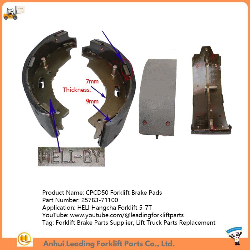 CPCD50 Forklift Brake Pads CPCD50 Forklift Brake Pads