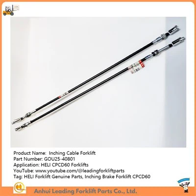 Inching Cable|Dijelovi kočnica za viljuškare HELI|Inching Brake Forklift CPCD60|Prodaja novih dijelova za viljuškare|GOU25-40801